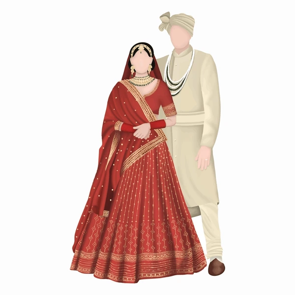 Wedding ceremony with traditional rituals and decorations